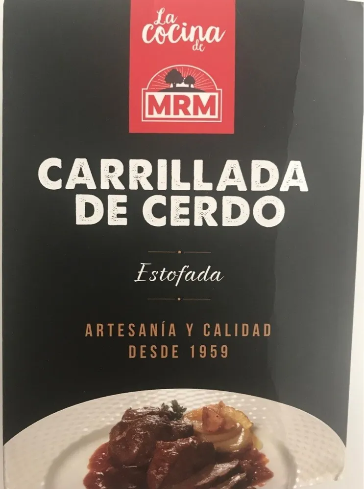 Carrillada de cerdo estofada