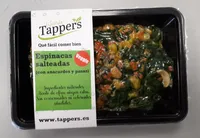 TAPPERS - Espinacas salteadas con anacardos y pasas