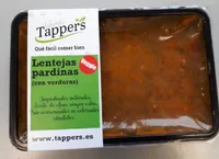 TAPPERS - Lentejas pardinas con verduras