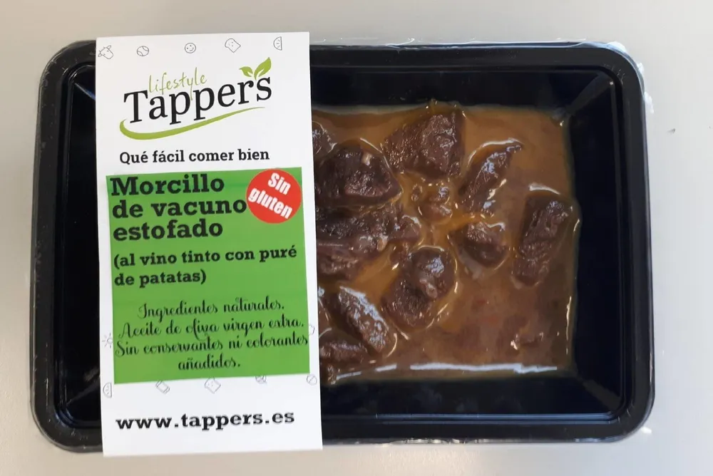 TAPPERS - Morcillo de ternera estofado con puré de patatas