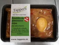 TAPPERS - Asadillo de pimientos con atún y huevo