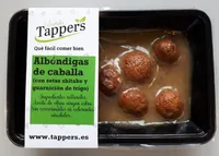 TAPPERS - Albóndigas de caballa con setas shiitake y trigo