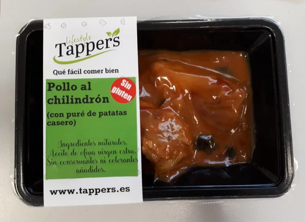 TAPPERS - Pollo al chilindrón con puré de patatas casero