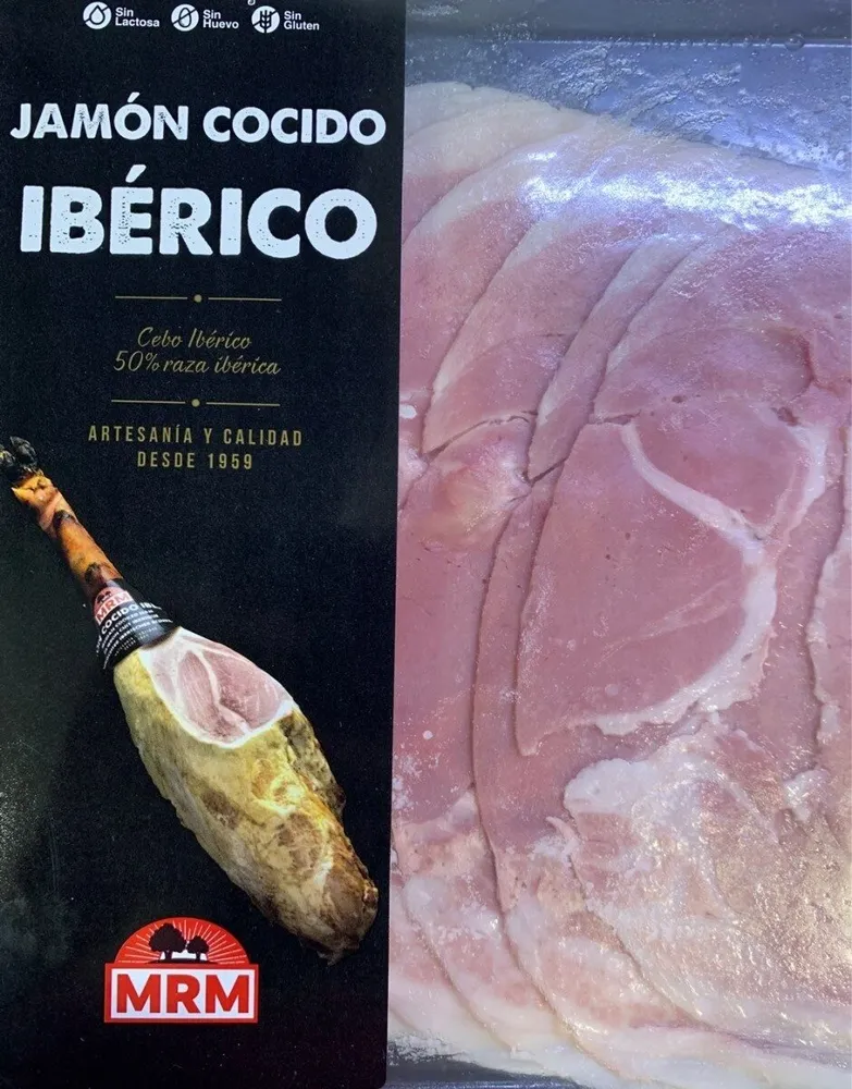 Jamón cocido ibérico