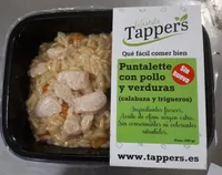 Puntalette con pollo y verduras