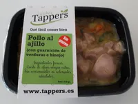 TAPPERS - Pollo al ajillo con guarnición de verduras e hinojo
