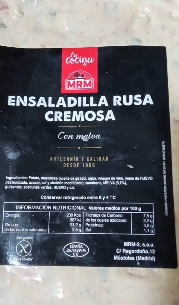 Ensaladilla rusa cremosa
