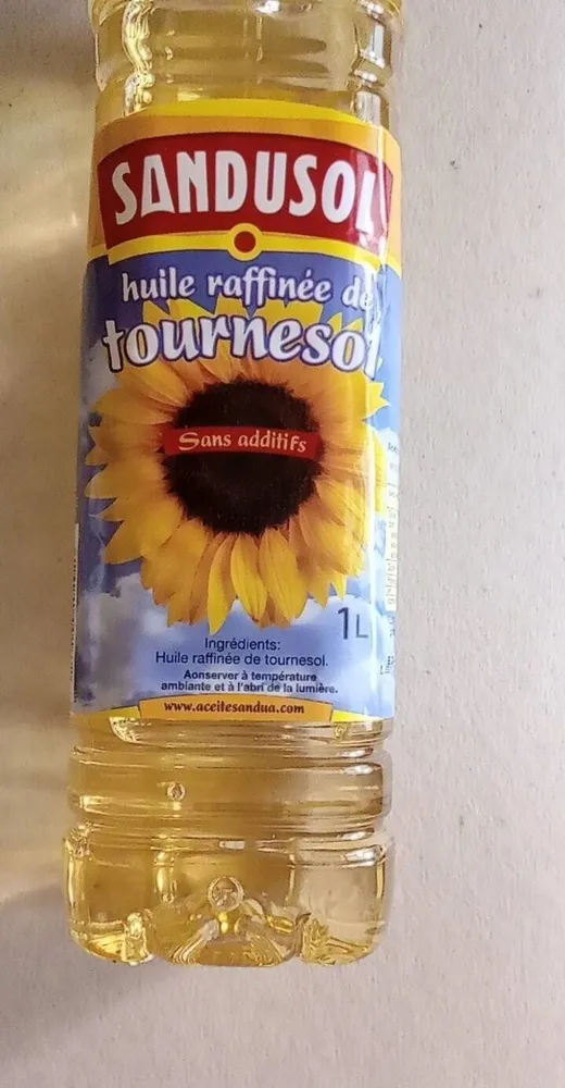 Huile de tournesol raffinée