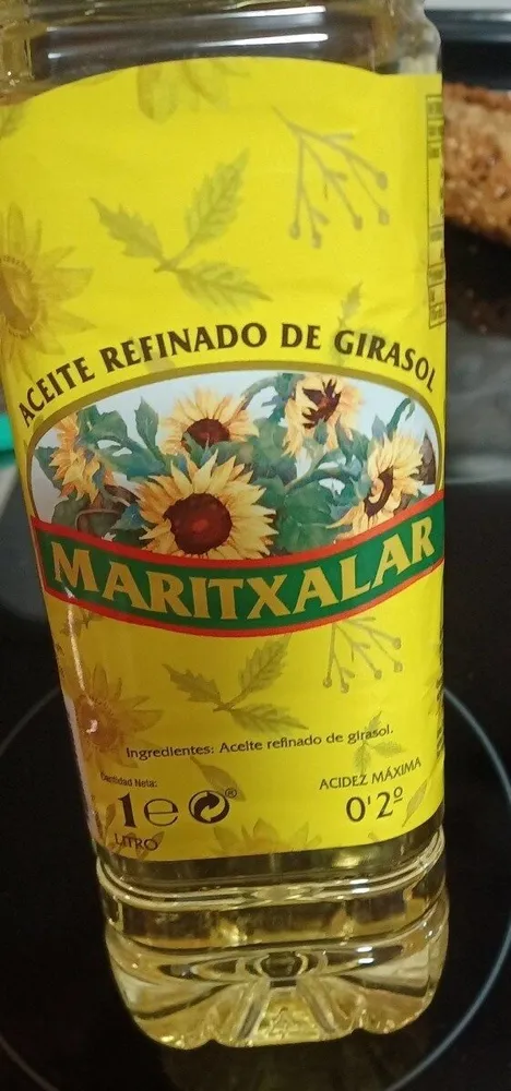 Aceite refinado de girasol