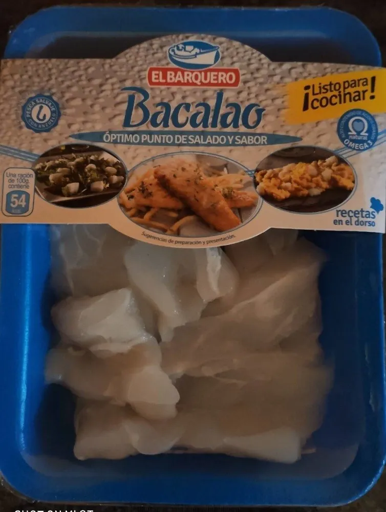 bacalao. Óptimo punto de salado y sabor