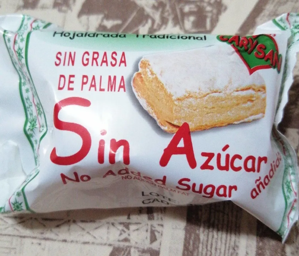 Hojaldrada tradicional Sin azúcar añadido