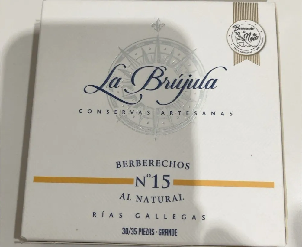 Berberechos al natural