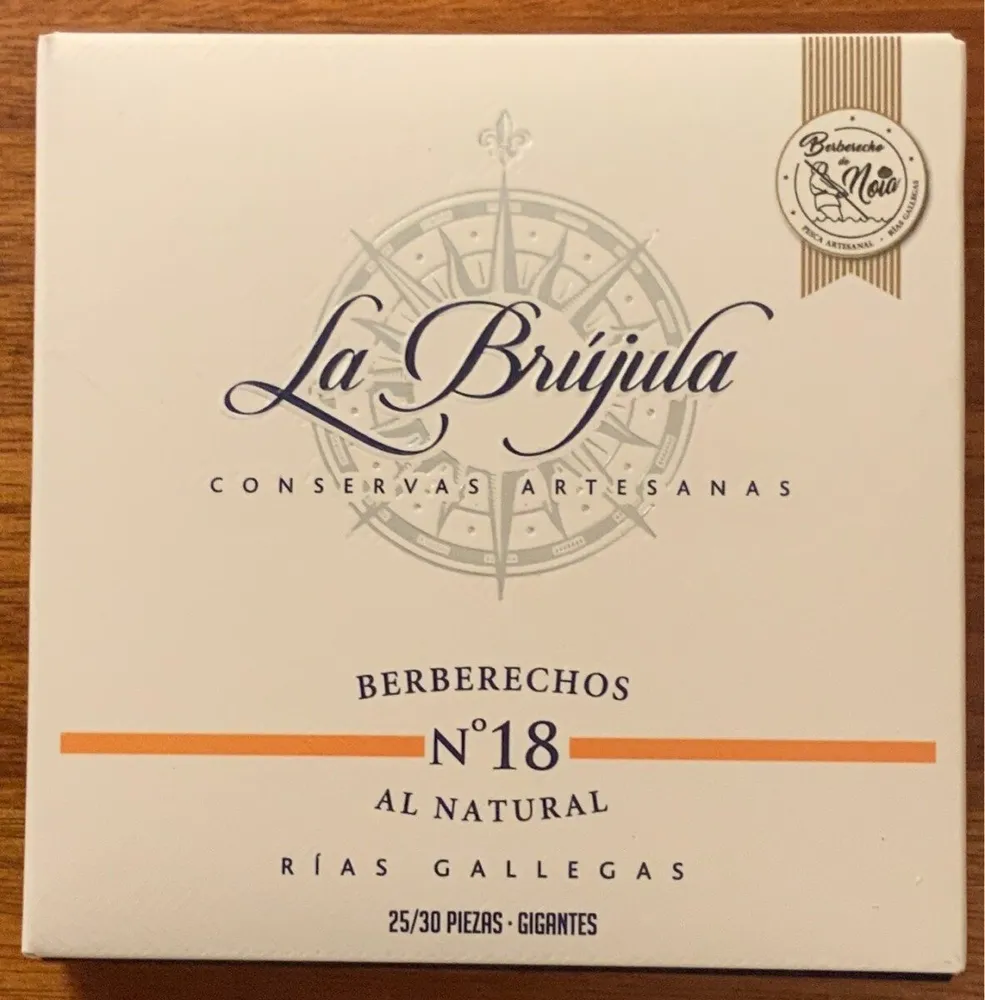 Berberechos al natural