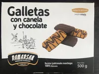 Galletas con canela y chocolate