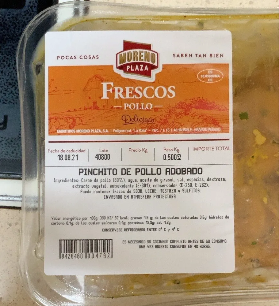 Pinchitos de pollo