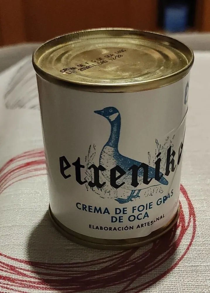 Crema de foie grasa de oca
