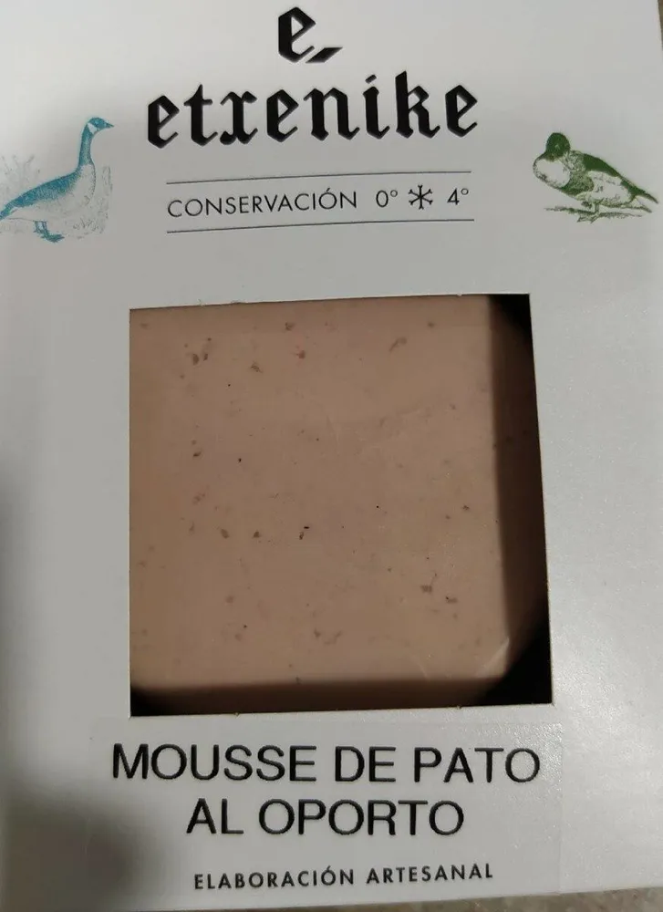 Mousse de pato al oporto