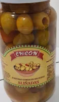Aceitunas gordales sin hueso aliñadas