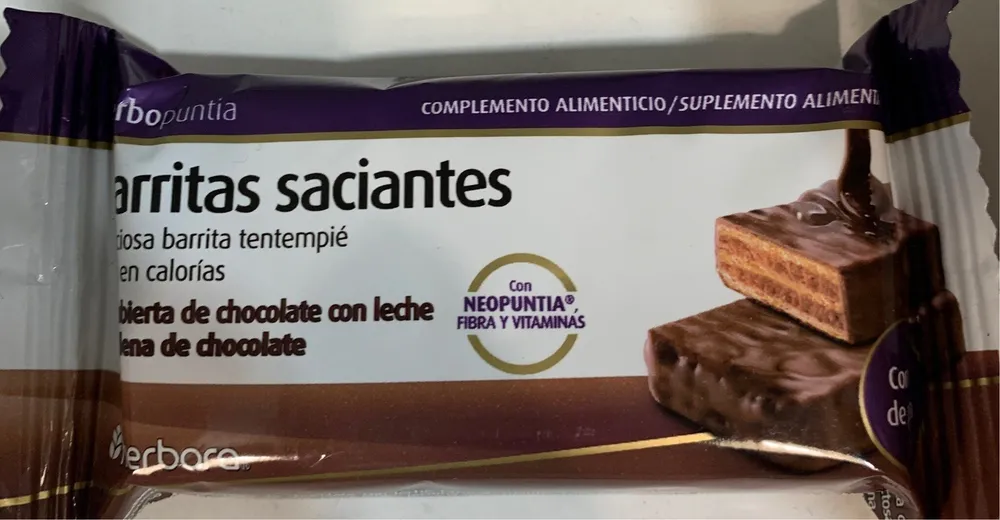 Barritas saciantes