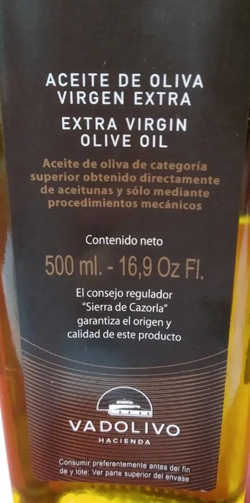 Aceite de oliva virgen extra