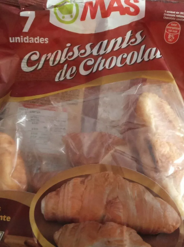Croissants de chocolate