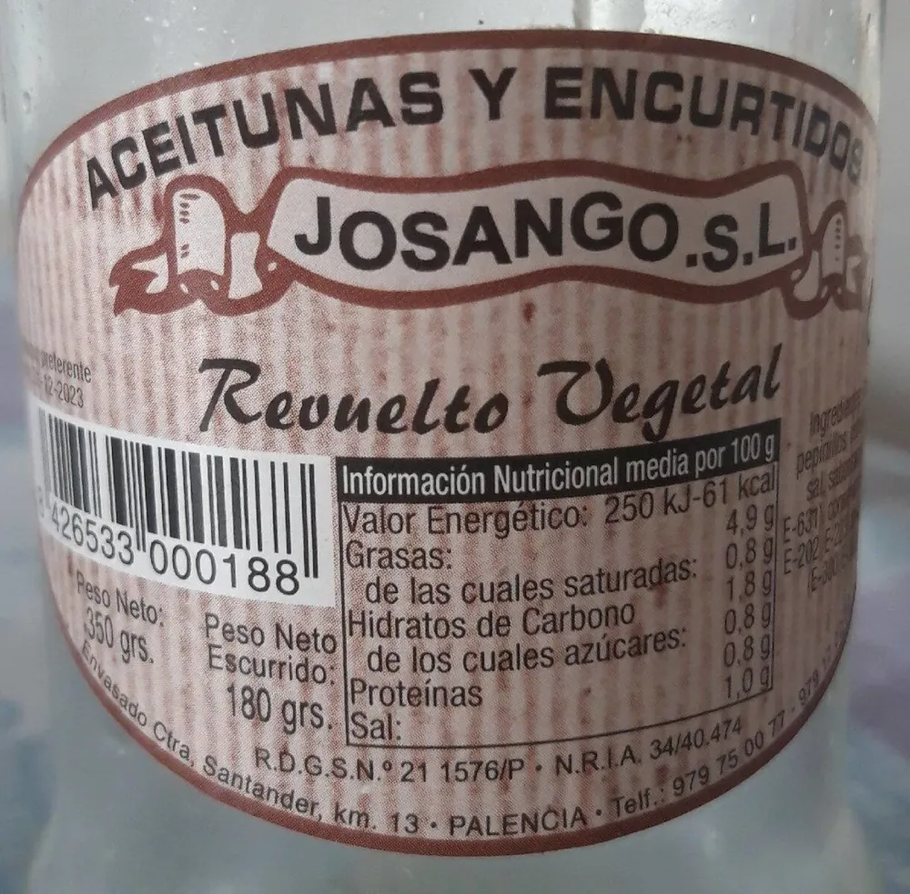 Revuelto vegetal