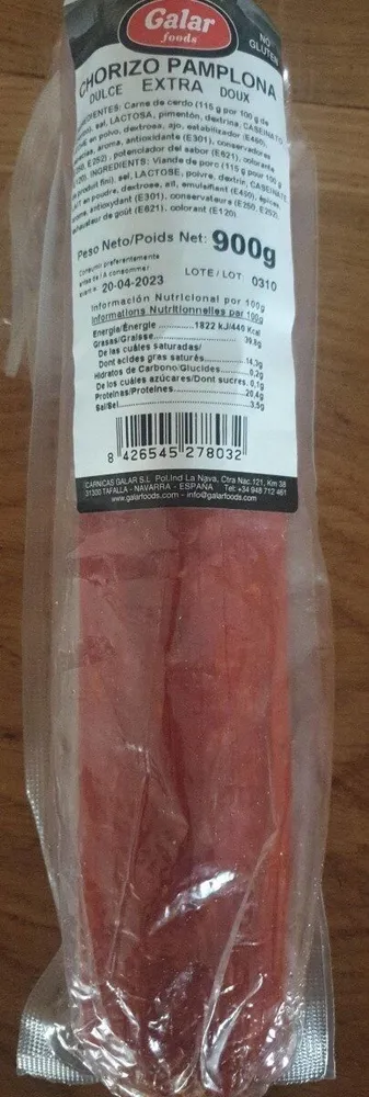 Chorizo pamplona