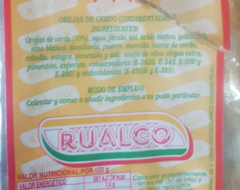 Orejas de Cerdo