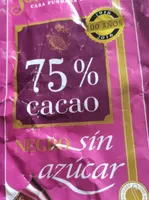 Chocolate negro sin azucar