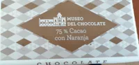 Chocolate 75% con naranja
