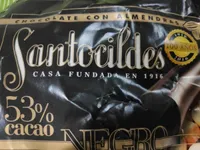 Chocolate negro con almendras