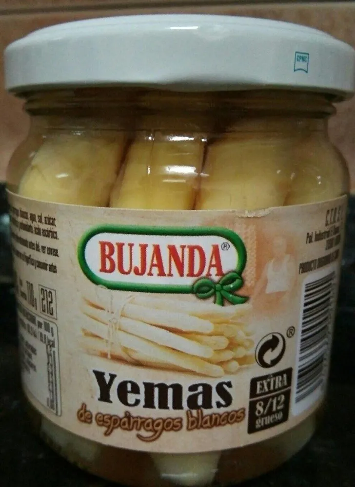 Yemas de espárragos blancos