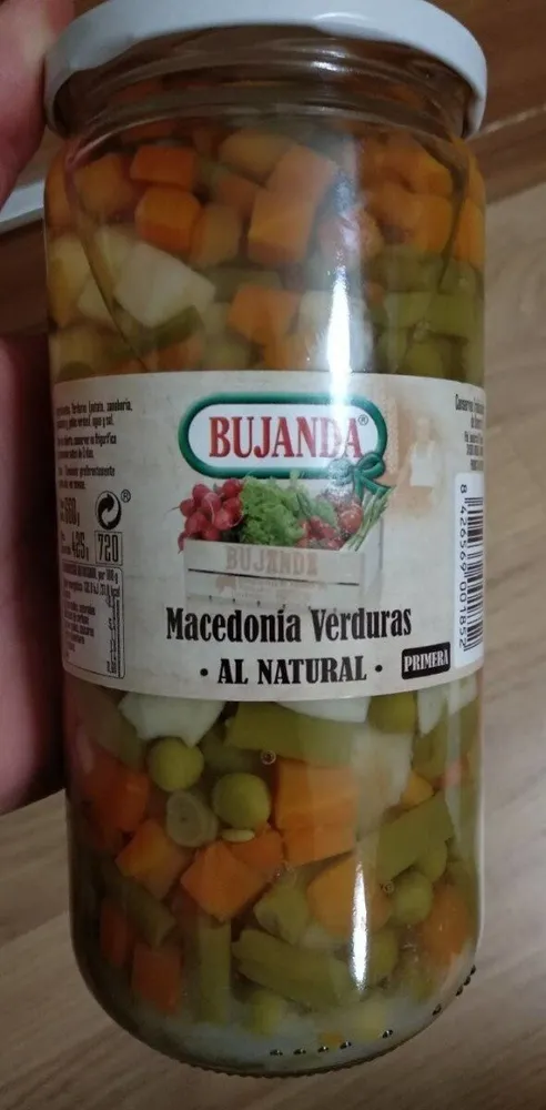 Macedonia verduras