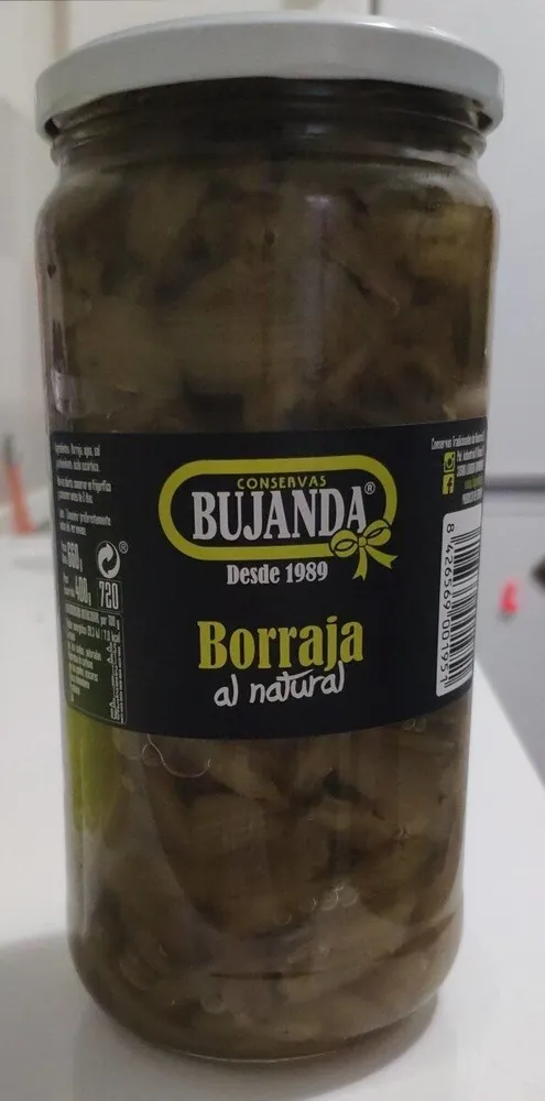 Borraja al natural