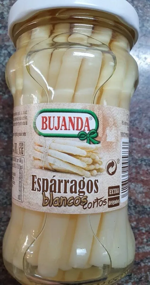 Espárragos blancos cortos
