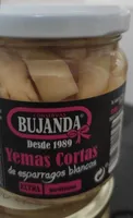 Yemas cortas de espárragos blancos