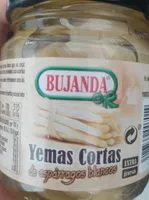Yemas cortas de espárragos blancos