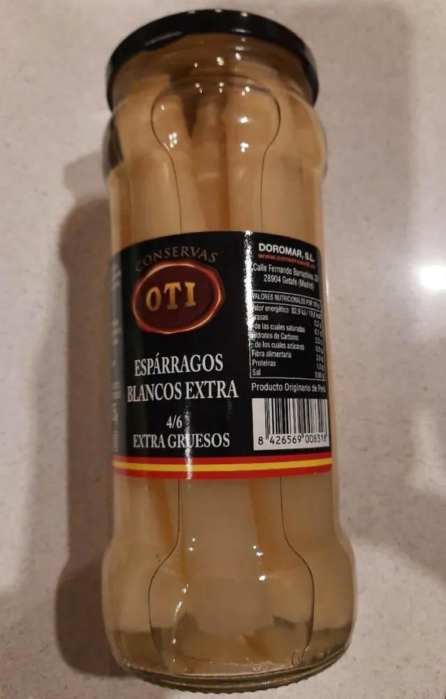 Espárragos blancos extra