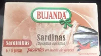 Sardinas (sprattus sprattus) picantes en aceite de girasol