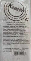Saucisson au noisette - Grains de tournesol