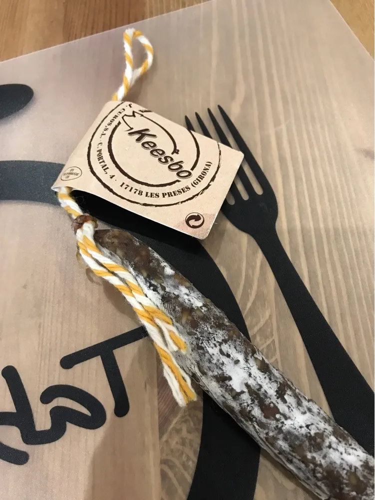 Saucisse canard aux ceps
