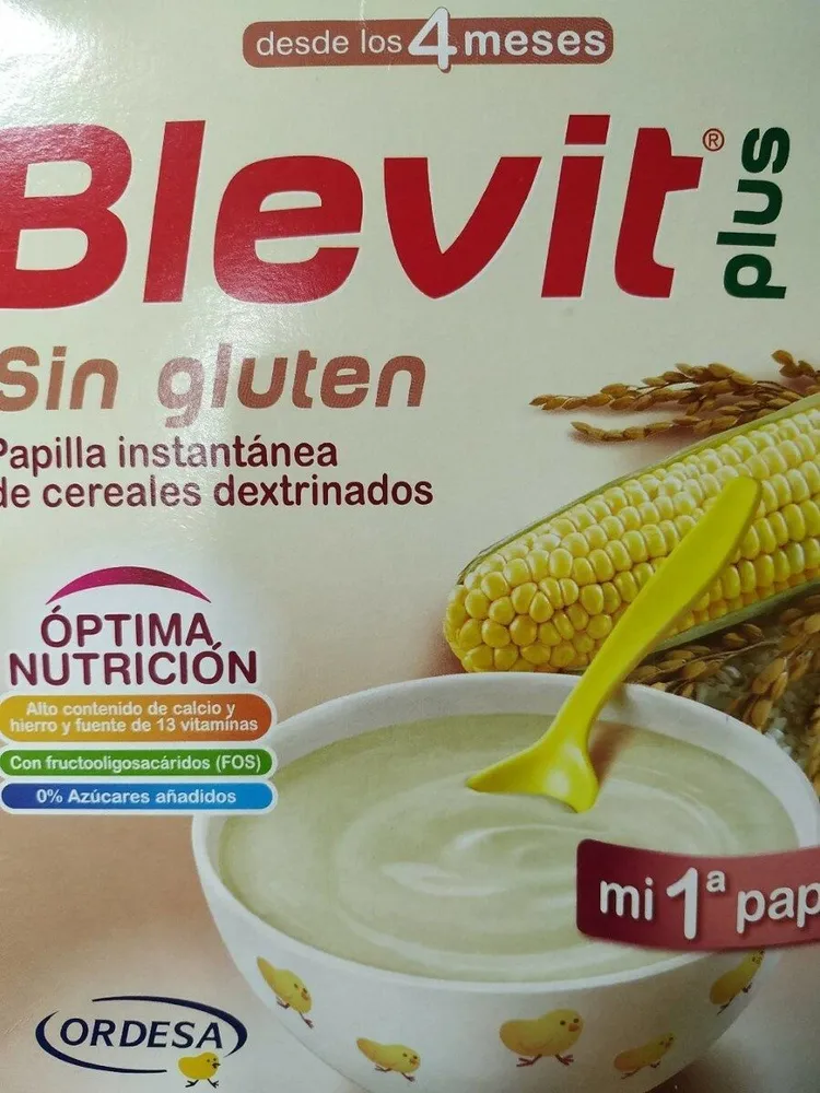 Papilla instantánea de cereales dextrinasdos