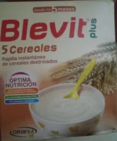 Papillas instantánea 5 cereales