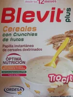 Cereales con crunchies de frutas