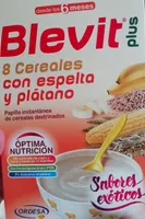 Blevit plus 8 cereales con espelta y plátano