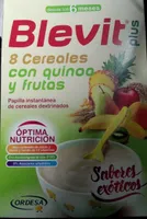 Blevit 8 cereales con quinoa y frutas
