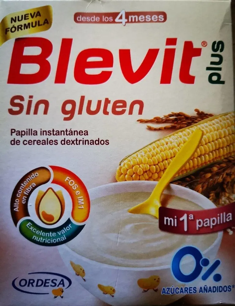 Blevit plus sin gluten