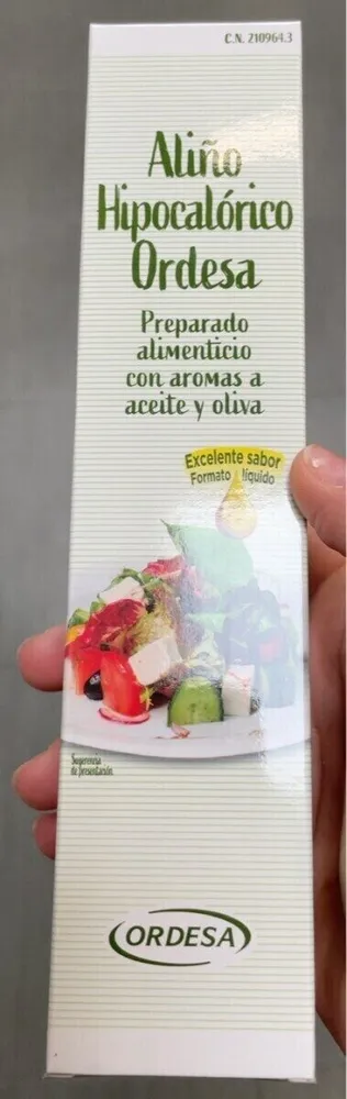 Aliño hipocalórico ordesa