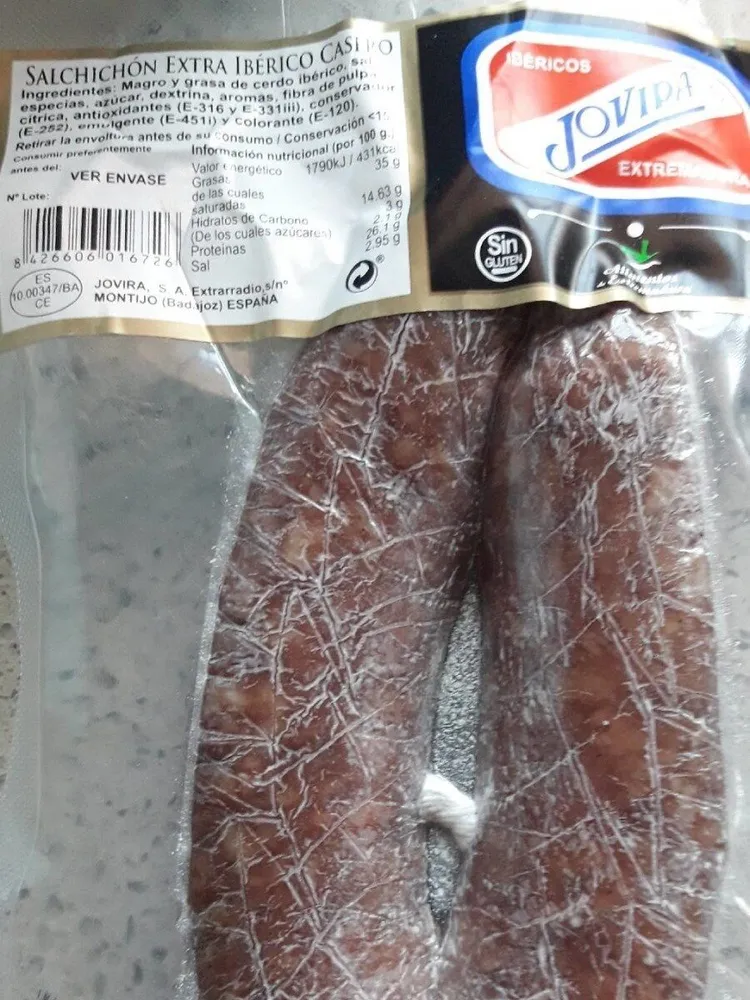 salchichón extra ibérico casero