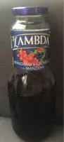 Zumo de arándanos y grosella con manzana